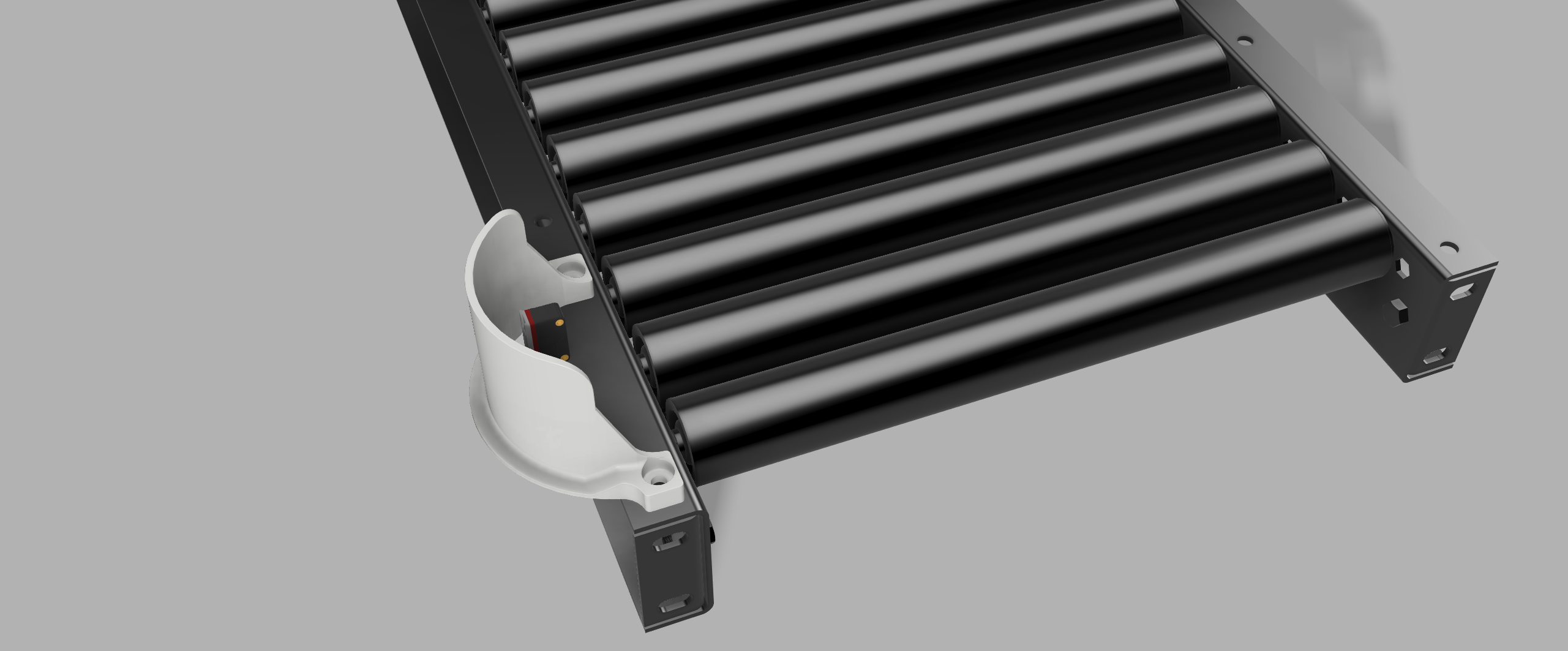 CAD render sensor guard front view